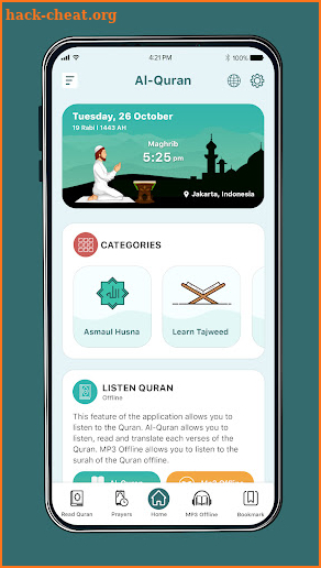 Al Quran MP3 (Full Offline) screenshot