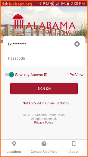 Alabama CU for Android screenshot