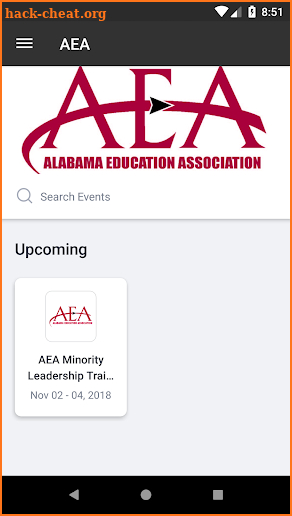 Alabama Education Association screenshot