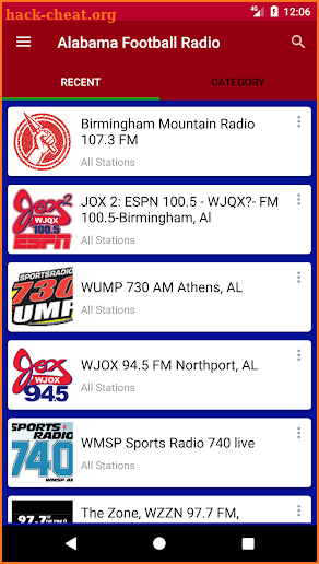 Alabama Football Radio screenshot
