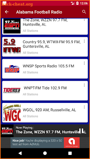 Alabama Football Radio screenshot