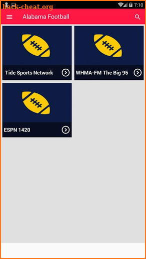 Alabama Football Radio Free Streaming Radio screenshot