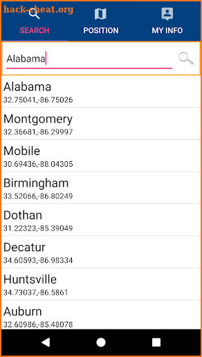 Alabama GPS Map Navigator screenshot