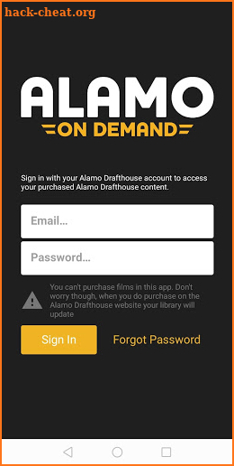 Alamo On Demand Player screenshot