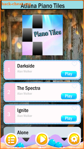 Alan Walker - Darkside - Piano tiles screenshot