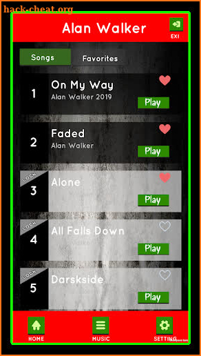 Alan Walker Piano Game - On My Way screenshot