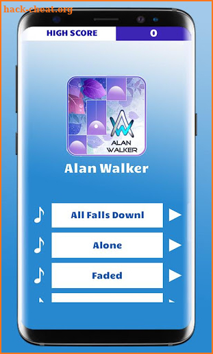 Alan Walker Piano Tiles Game screenshot