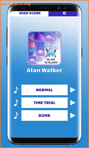 Alan Walker Piano Tiles Game screenshot