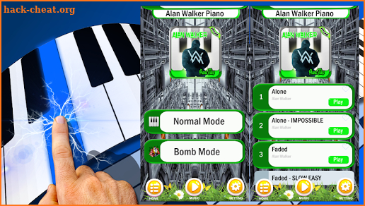 Alan Walker Piano Tiles Game - The Spectre screenshot