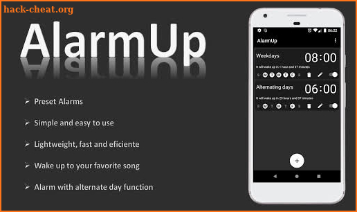 Alarm Clock Free - AlarmUp screenshot
