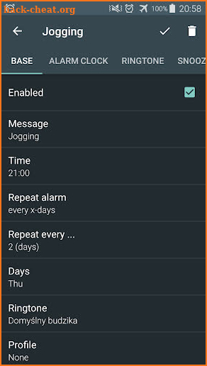 Alarm clock PRO screenshot