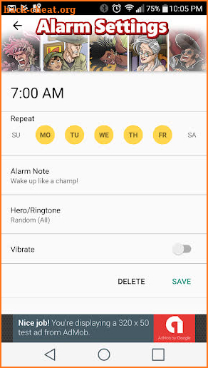 Alarm Clock - Wake Up Heroes screenshot