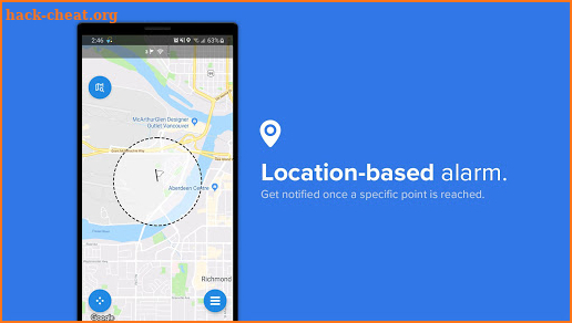 Alarm-Me ( Location Alarm / GPS Alarm ) screenshot