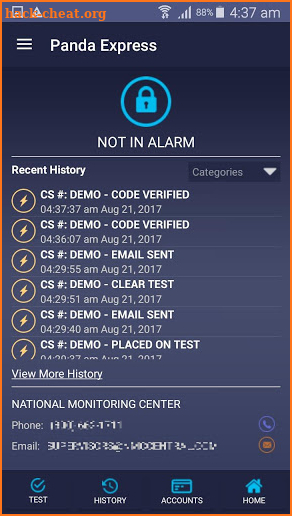 AlarmAccount screenshot