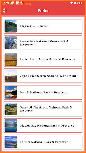 Alaska National and State Parks screenshot