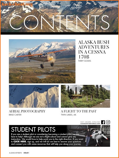 Alaska Skyways Magazine screenshot