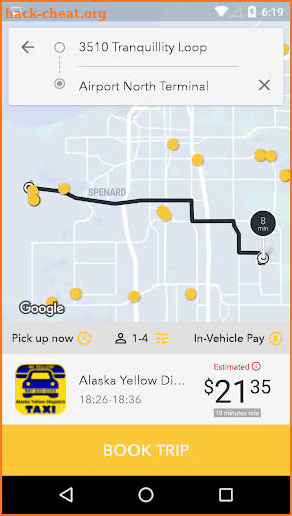 Alaska Yellow Dispatch screenshot