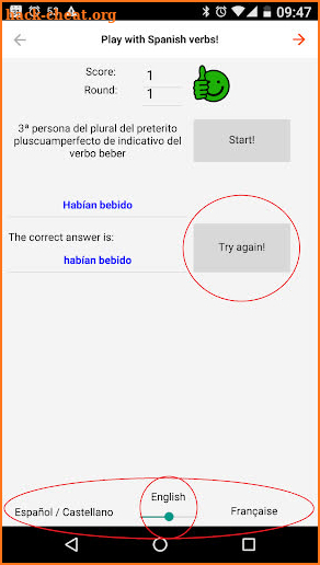Alb Spanish Verbs - Conjugation offline screenshot