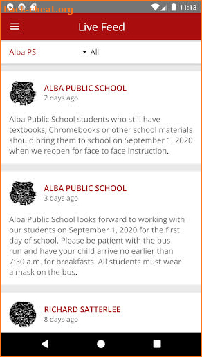 Alba Public School, MI screenshot