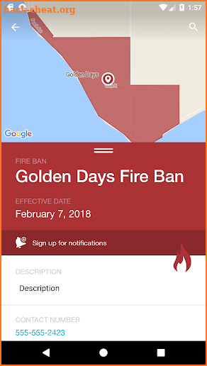 Alberta Fire Bans screenshot