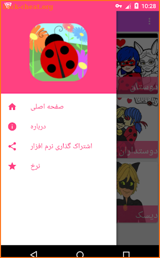 Album Coloring Ladybird & Black Cat screenshot