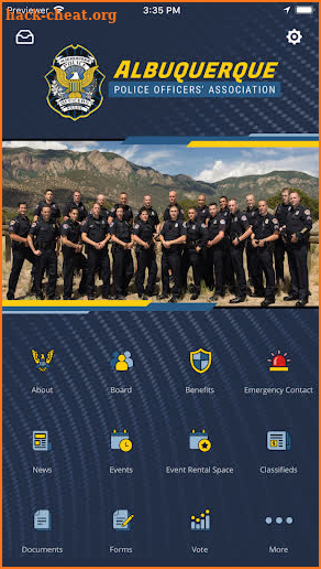 Albuquerque Police Officers' Association screenshot