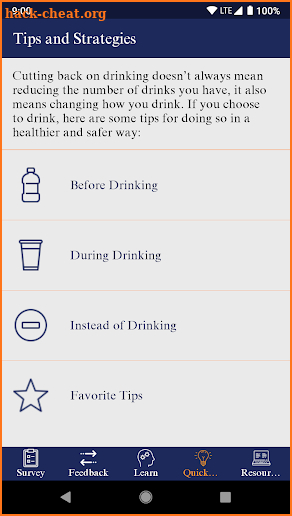 Alcohol Use and Misuse screenshot