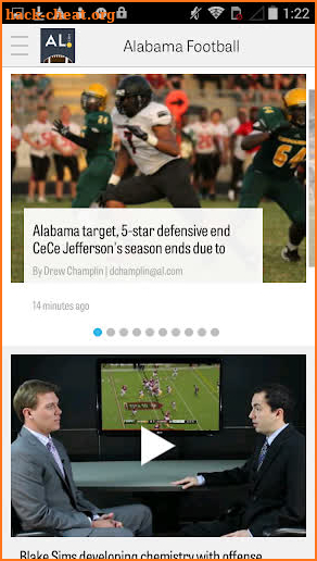 AL.com: Alabama Football News screenshot