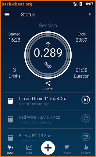 Alcord - Alcohol Tracker screenshot