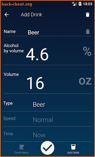 Alcord - Alcohol Tracker screenshot
