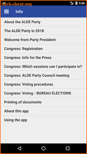 ALDE Party Congress, Madrid screenshot
