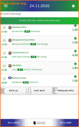 Alex Ferguso VIP Correct Score Betting Tips screenshot