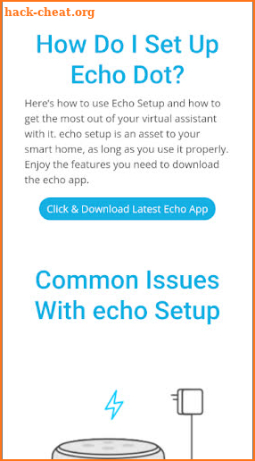 Alexa Echo app Setup screenshot