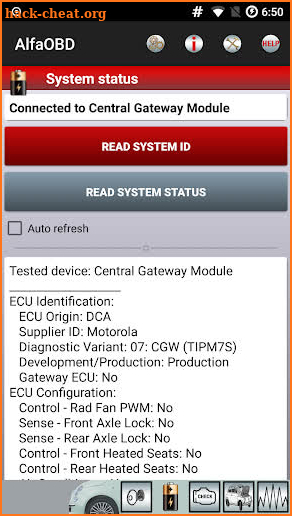 AlfaOBD Demo screenshot