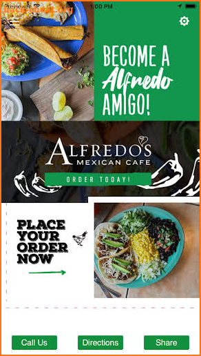 Alfredo's Mexican Cafe screenshot