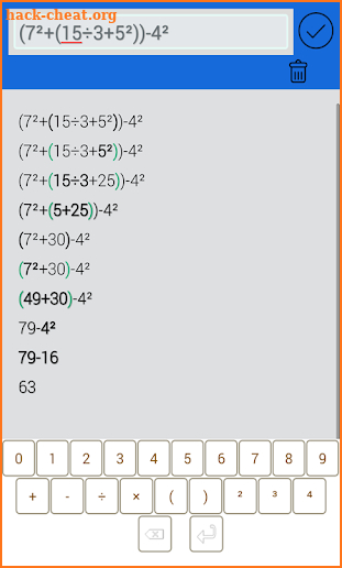 Algebra Basics screenshot