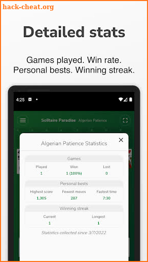 Algerian Patience Solitaire screenshot