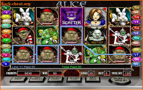 Live best alice in wonderland slot machine cheats