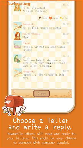 Alice Letters - Chat App screenshot