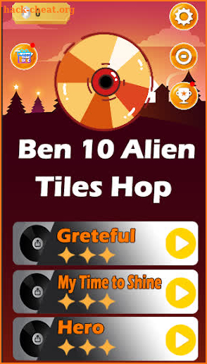 Alien Ben 10 Tiles Hop Game screenshot