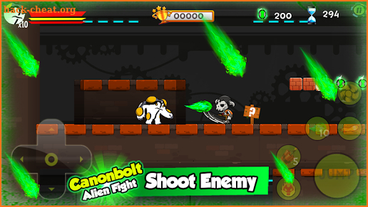 Alien Canonbolt Transform Games screenshot
