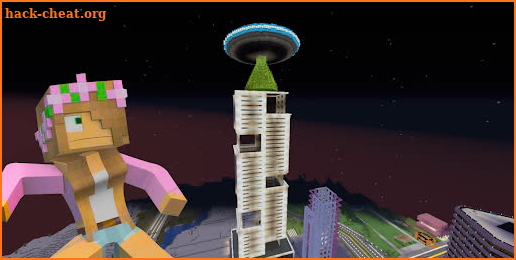 Alien Invasion Map for Minecraft screenshot