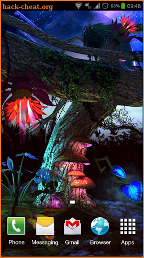 Alien Jungle 3D Live Wallpaper screenshot