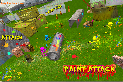 Alien Paintball Shooting Arena Battle screenshot