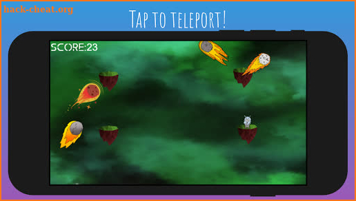 Alien Teleport : Space Meteorite screenshot