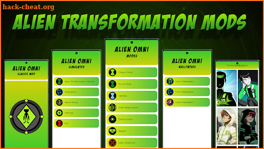 Alien Transformation Omni screenshot