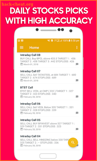 AlienTrader Intraday, Positional, F&O Premium Tips screenshot