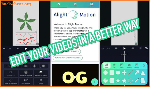 Alight x Motion Video Editor  Free 2020 - Helper screenshot