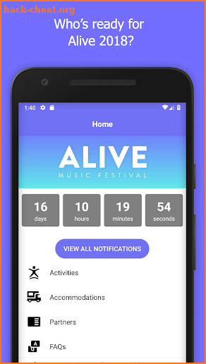 Alive Music Festival screenshot