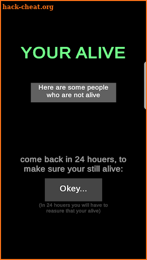 Alive Tracker screenshot